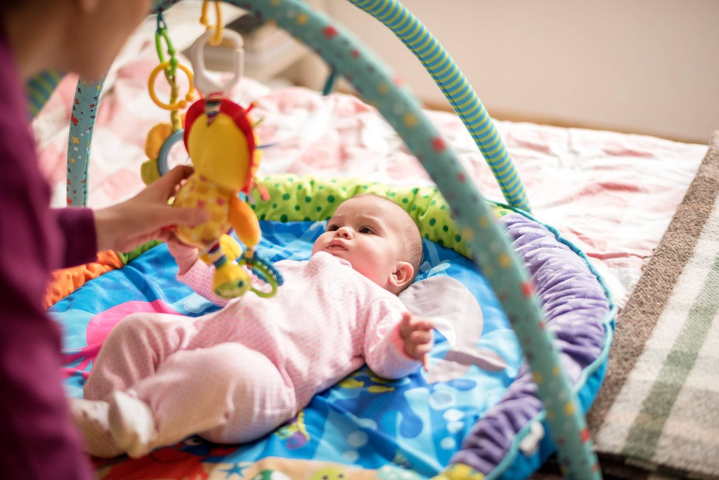 5 actividades para mi bebé de 4 meses