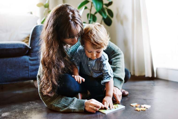 5 beneficios de los rompecabezas para bebés