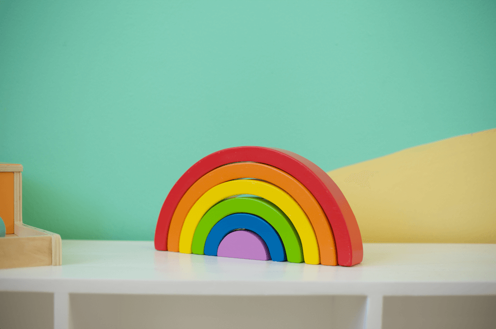 juguetes waldorf - arcoíris